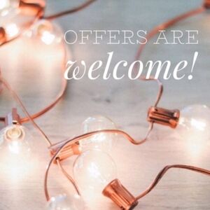 Make an offer Reasonable offers accepted